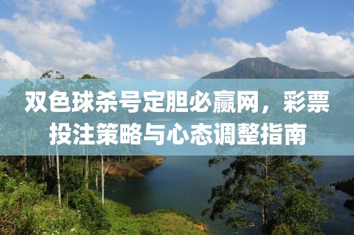 双色球杀号定胆必赢网，彩票投注策略与心态调整指南