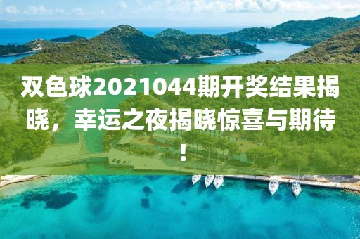 双色球2021044期开奖结果揭晓，幸运之夜揭晓惊喜与期待！