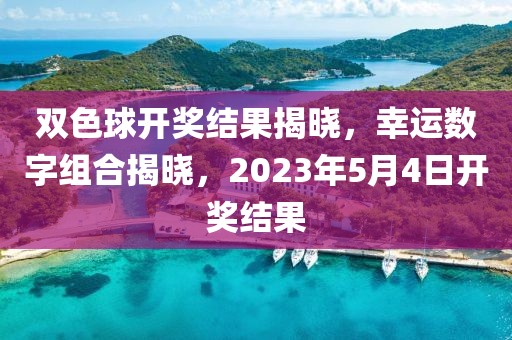 双色球开奖结果揭晓，幸运数字组合揭晓，2023年5月4日开奖结果